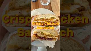 Crispy Chicken Sandwich 🐓🥪 food sandwich friedchicken viralvideo [upl. by Sparks]