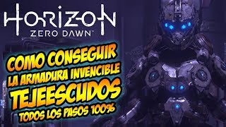 HORIZON ZERO DAWN  COMO CONSEGUIR LA ARMADURA SECRETA DE TEJEESCUDOS [upl. by Ardel]