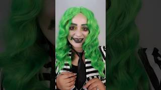 Say my name 🪲🧃 musical beetlejuice makeup redbride [upl. by Ehcnalb]