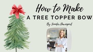 Christmas Tree Topper  DIY Tree Topper [upl. by Hluchy]