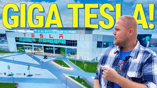 Special Sneak Peek inside Teslas German Gigafactory [upl. by Aerdnahc]