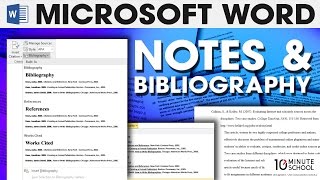 Notes and Bibliography in MS Word  Microsoft Word Course in Bangla Part 15  Sadman Sadik [upl. by Hutton]