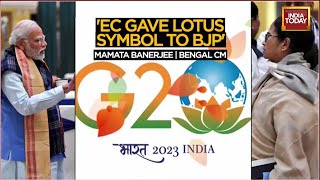 Mega Opposition Vs Centre Debate Over G20s Lotus Logo  Watch This Report [upl. by Yenolem161]