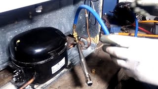 How To Recover Refrigerant amp Refill It Back In Refrigerator [upl. by Gladys590]