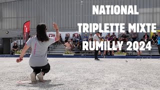 NATIONAL TRIPLETTE MIXTE DE RUMILLY 2024 petanque [upl. by Ecydnarb126]