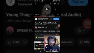 young thug a villain reaction video [upl. by Nilek]