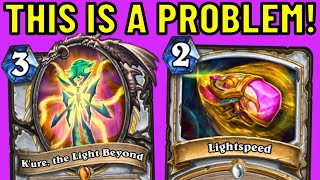 What Were the Hearthstone Devs THINKING Lightspeed Exodia Priest [upl. by Enellij]