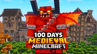 I Survived 100 Days in MEDIEVAL Minecraft Hardcore [upl. by Na823]