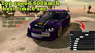 Gearbox Evo 9 Car Parking 99HP [upl. by Orv]