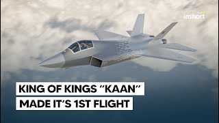 Türkiyes first fighter jet KAAN conducts maiden test flight  InShort [upl. by Odilo]