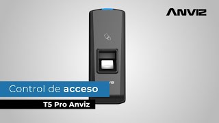 Configuración control de acceso T5 Pro Anviz en CrossChex [upl. by Drofwarc]