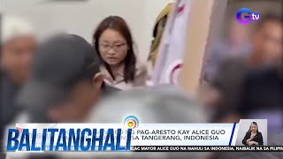 Aktuwal na video ng pagaresto kay Alice Guo sa isang apartment  Balitanghali [upl. by Kreindler]