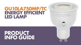 LAMPS  product info guides GU10LA750MPTC LED [upl. by Velma]