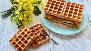 Recette Gaufres faciles  Easy Waffles Recipe [upl. by Nais]