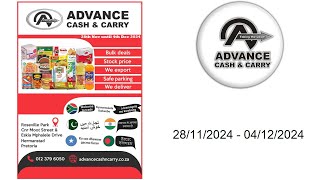 Advance Cash amp Carry specials  28112024  04122024 [upl. by Pufahl]