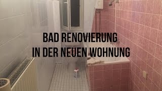 NEUE WOHNUNG FÜR 70 € DAS BADEZIMMER RENOVIERT FLIESEN WEIß GESTRICHEN [upl. by Adnerb]