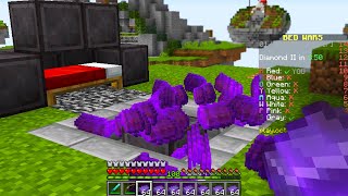 Minecraft Bedwars but i secretly used a netherite generator [upl. by Claire]