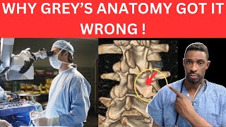 Open Back Surgery Isnt Always Best  Greys Anatomy Got It Wrong [upl. by Eachern]