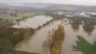 Flooded Renishaw Park Golf Course November 2019 [upl. by Weigle61]