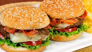 HAMBURGUESAS DE CARNE CASERAS SUPER ESPECIALES  Sazón y Corazón [upl. by Toulon]