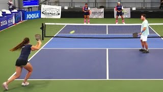 Best serve return in pickleball history [upl. by Lyndon]