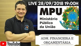 Administração Financeira e Orçamentária  Concurso MPU  RECEITAS PÚBLICAS [upl. by Nelli765]