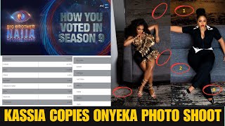 FANS FUME AS KASSIA COPY ONYEKA  BBNAIJA SEASON 9 COMPLETE VOTING LIST  CHUKS IGBOKWE [upl. by Salzhauer]