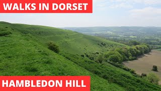 WALKS IN DORSET at HAMBLEDON HILL CHILD OKEFORD amp SHILLINGSTONE RAILWAY STATION 4K [upl. by Aicilanna]