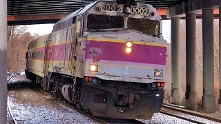 Boston MBTA Commuter Trains [upl. by Narod]