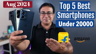 Top 5 Best 5G Phones Under 20000 in August 2024 I गलती मत करना Under 20k [upl. by Naujad]