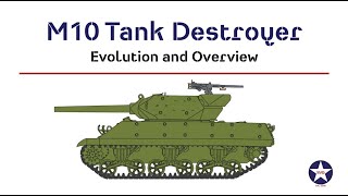 M10 Tank Destroyer  Evolution and Overview [upl. by Goldarina136]