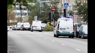 Užfiksavo kas vyksta Vilniaus centre po šaudynių [upl. by Iztim]