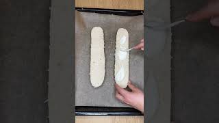 Des baguettes CHÈVRE  MIEL et THYM c’est TROP BON et FACILE à faire 🥖 [upl. by Airamak]