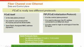 Fibre Channel over Ethernet FCoE Webcast [upl. by Namlak]