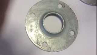 Welded Round Floor Flange Chain Link Fence Fittings [upl. by Nicholle122]