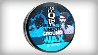 Using FixEgoiste Underground Wax Strong for Styling [upl. by Nnylodnewg743]