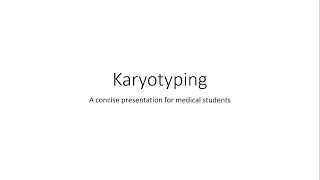 Karyotyping  Genetics  Embryology [upl. by Doherty]