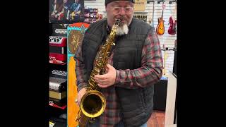 BUESCHER “Big B” Tenor Sax DEMO [upl. by Sorilda]