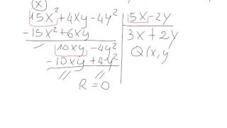 divisione polinomi con due lettere [upl. by Scevour]