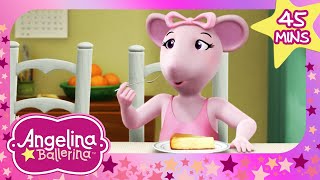 Angelinas Lunch Table  NEW COMPILATION  Ballerina Cartoon  Angelina Ballerina  9 Story Kids [upl. by Anerual]