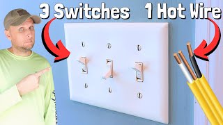 How Do They Wire Up Multiple Switches With Just 1 Hot Wire What Many Dont Know [upl. by Salter]