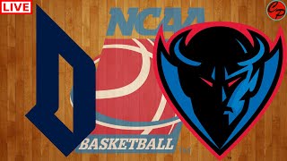 Duquesne vs DePaul College Basketball Live Game Cast amp Chat [upl. by Einehpets]