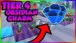 Factory Simulator  The BEST Tier 4 Layout Tutorial Compressed Obsidian Charm  Roblox DAYTIME [upl. by Aerdnaeel513]