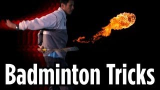 How to Do the ReturnaSmash Trick Shot  Badminton Lessons [upl. by Tracee874]