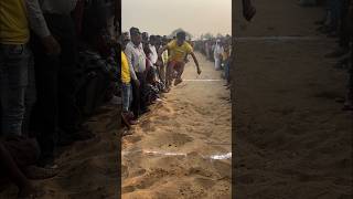 Long jump 19feet army athletics shorts viralvideo [upl. by Emersen]