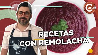 TRES RECETAS CON REMOLACHA [upl. by Anoik]