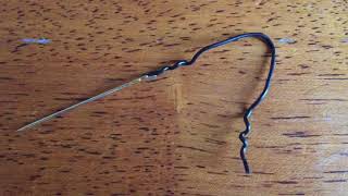 How to make a simple tv antenna with a needle [upl. by Anilem]