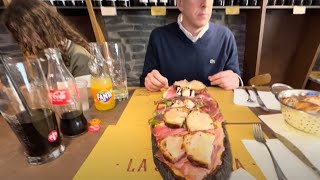 Lunch at La Salumeria Rome Italy 111123 [upl. by Fortuna639]