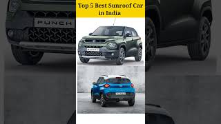 Top 5 Best Sunroof Cars In India sunroof car [upl. by Lavine205]