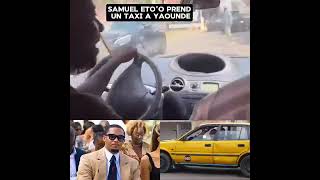 Samuel Etoo dans un taxi à Yaoundé [upl. by Ydualc]